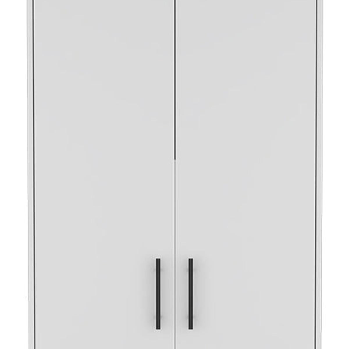 Two Piece White Bedroom Set