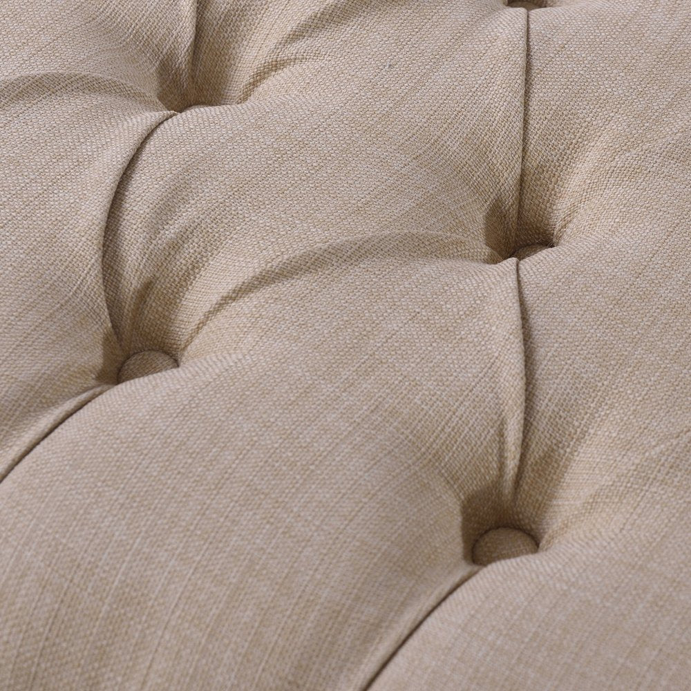 50" Espresso Upholstered PU Leather Bench with Flip top