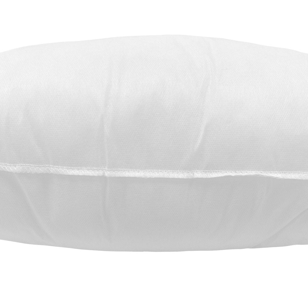 18" White Down Throw Pillow Insert