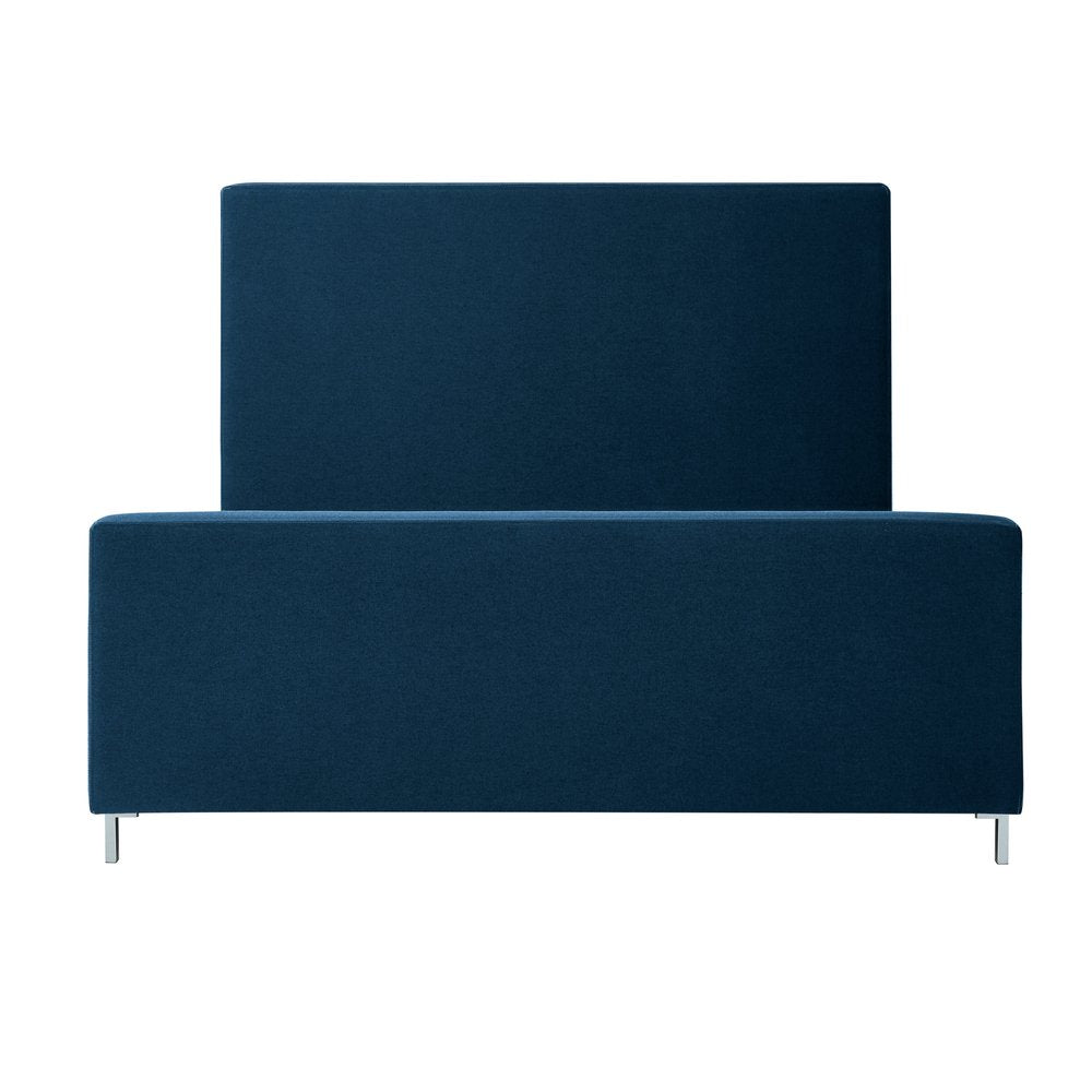 Hunter Green Solid Wood Queen Upholstered Velvet Bed