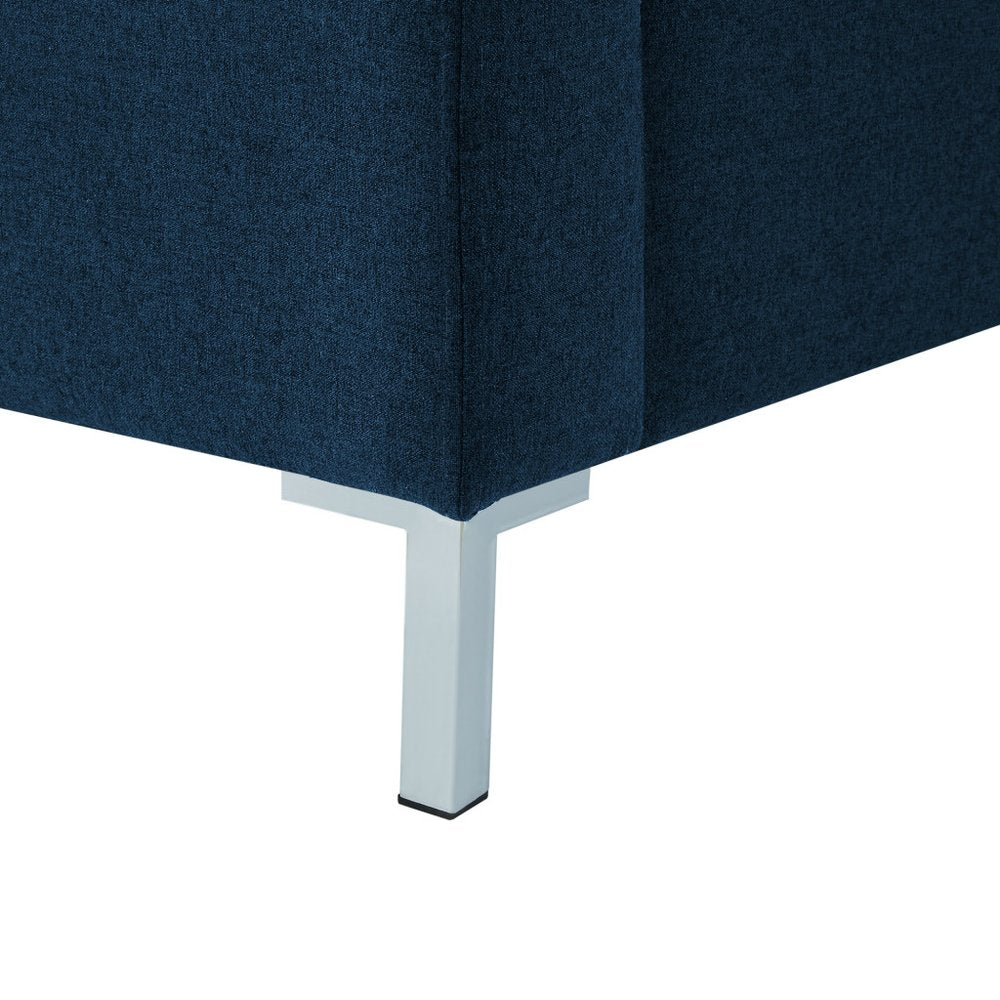 Hunter Green Solid Wood Queen Upholstered Velvet Bed
