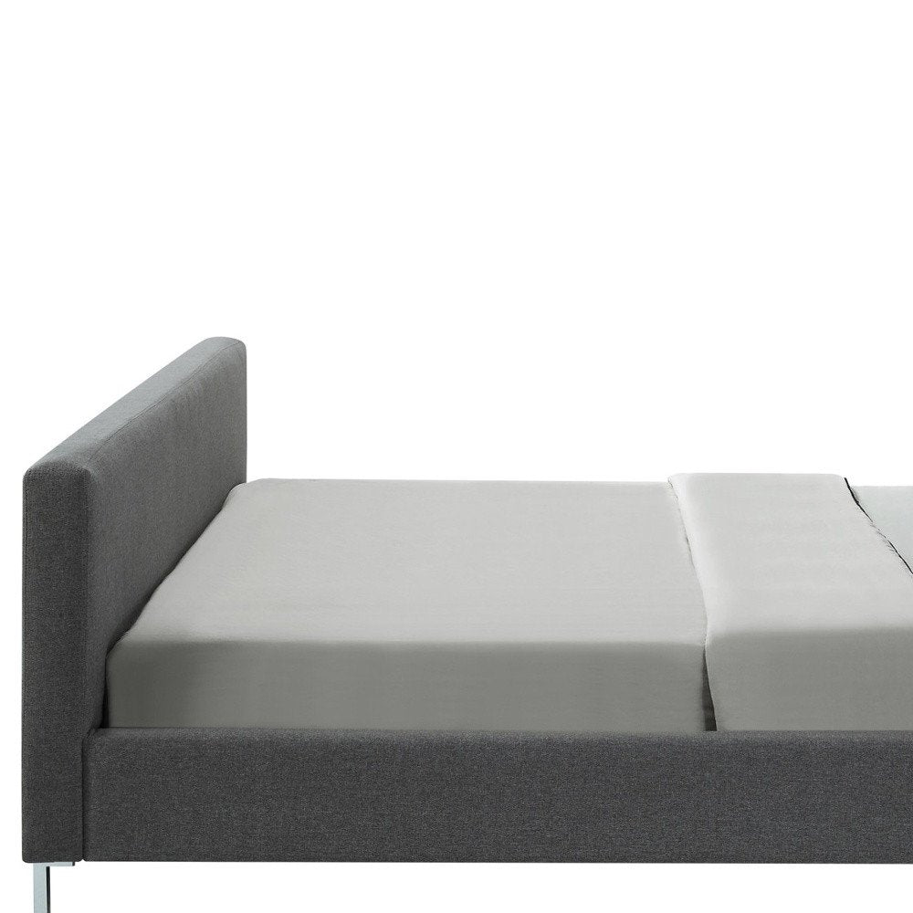 Hunter Green Solid Wood Queen Upholstered Velvet Bed