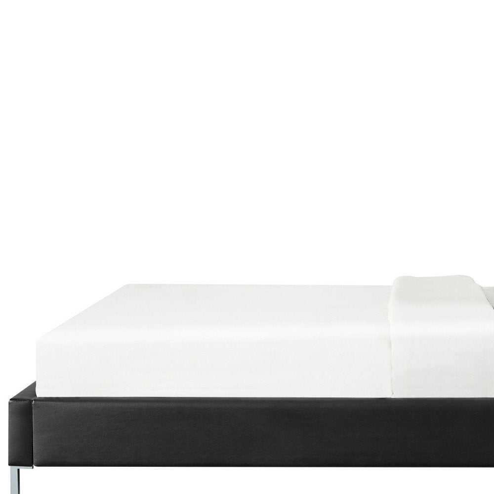 Blush Solid Wood Queen Upholstered Velvet Bed with Nailhead Trim