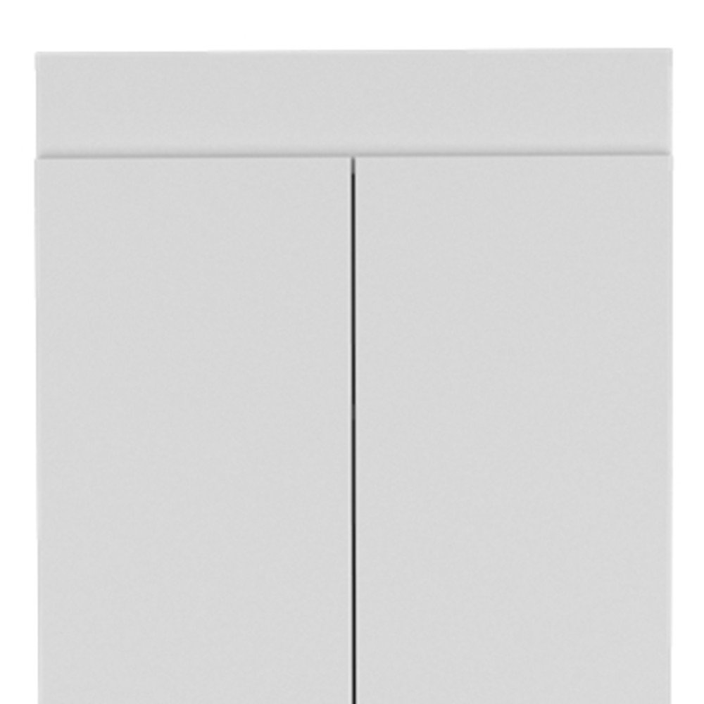 67" White Wood Pantry Or Storage Closet