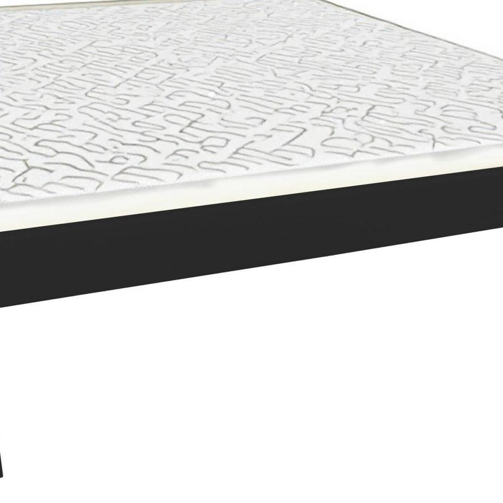 Black Solid Wood Twin Bed Frame