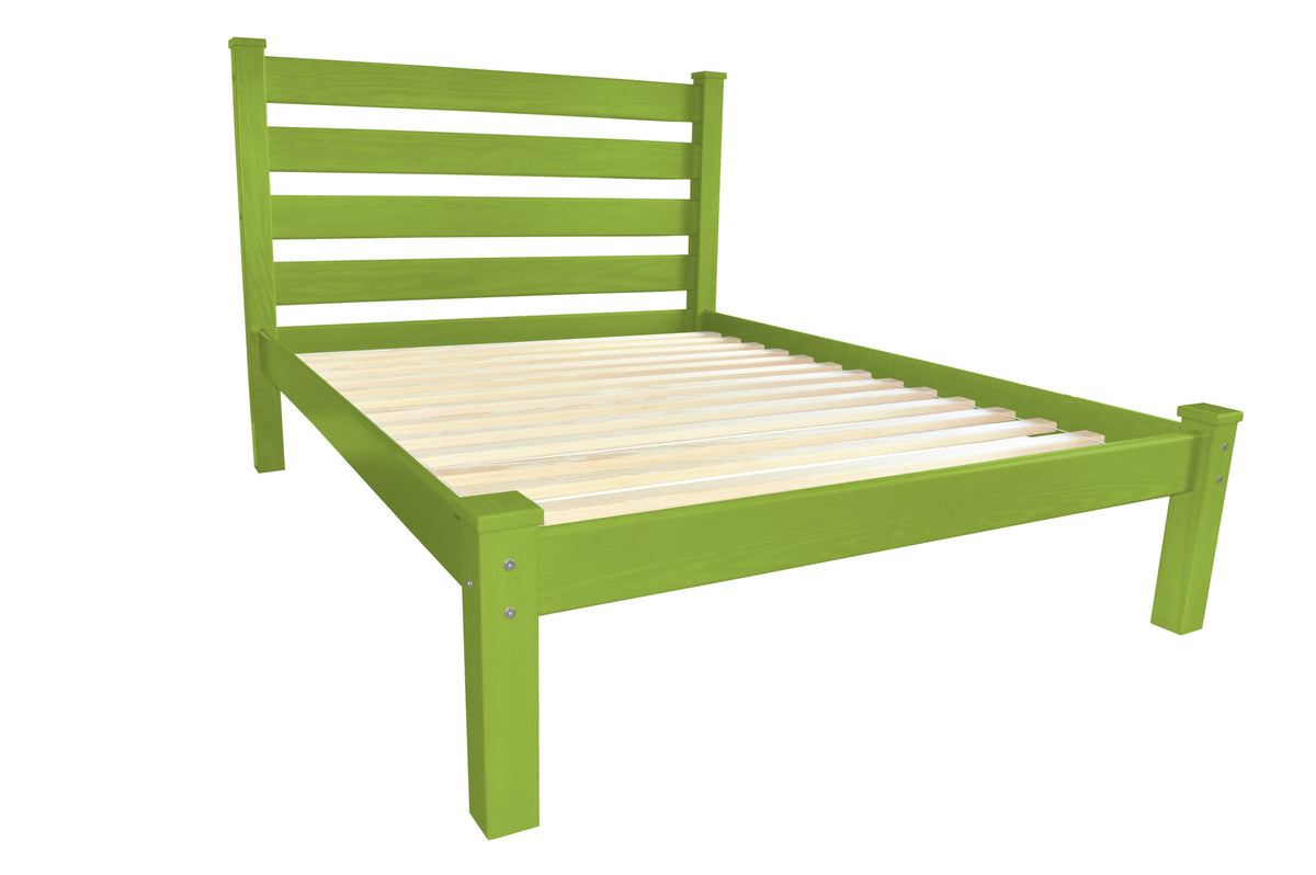Lime Green Solid Wood Twin Bed Frame