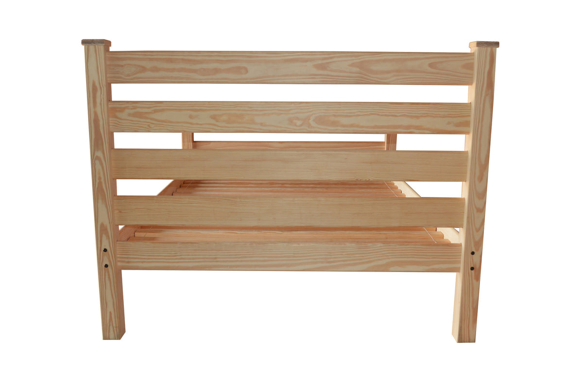 Natural Solid Wood Queen Bed Frame
