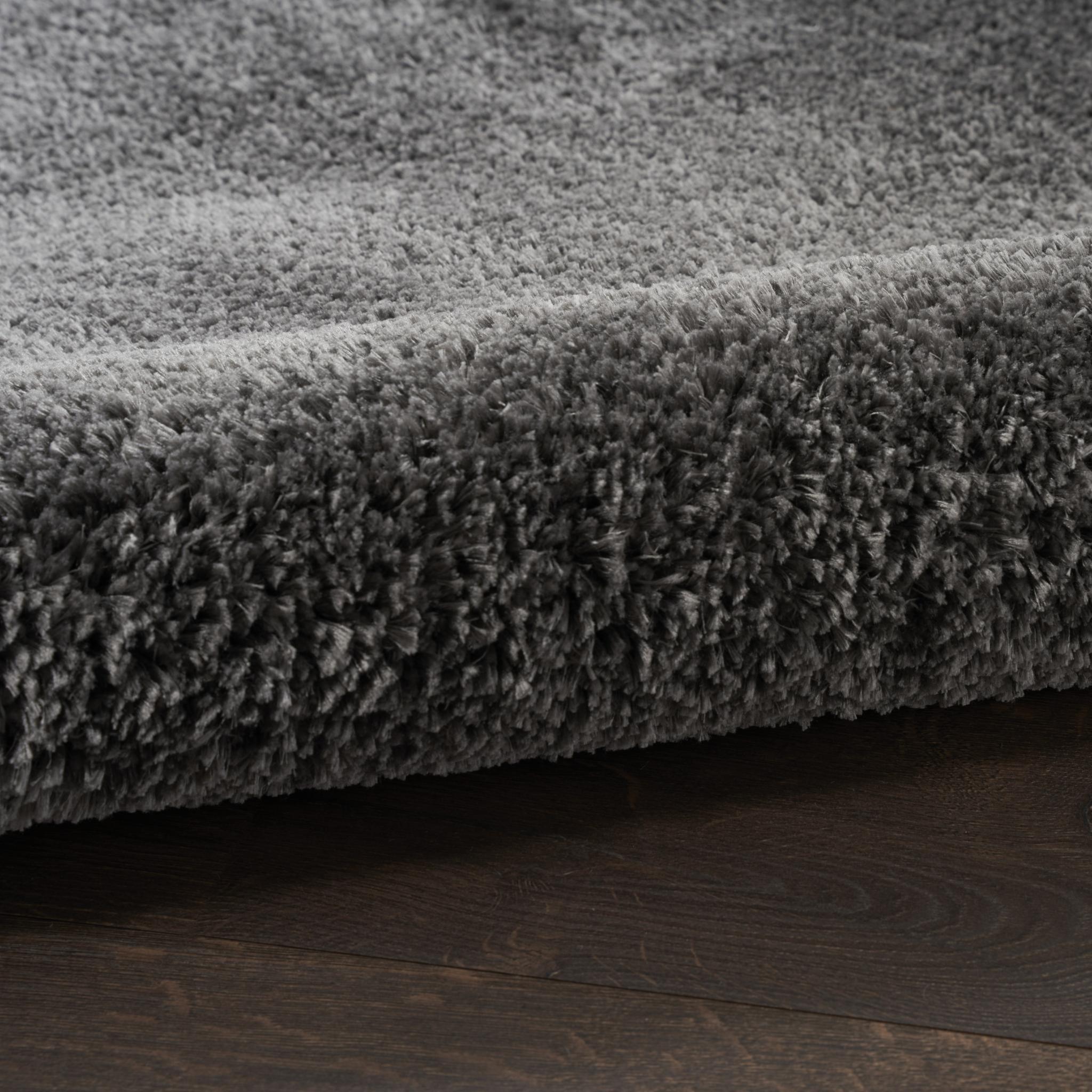 4' X 6' Gray Shag Area Rug