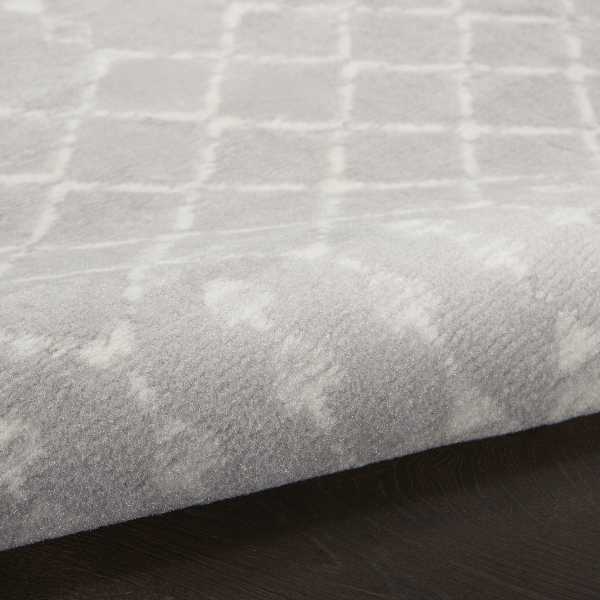 6' X 9' Gray and Ivory Moroccan Distressed Non Skid Area Rug