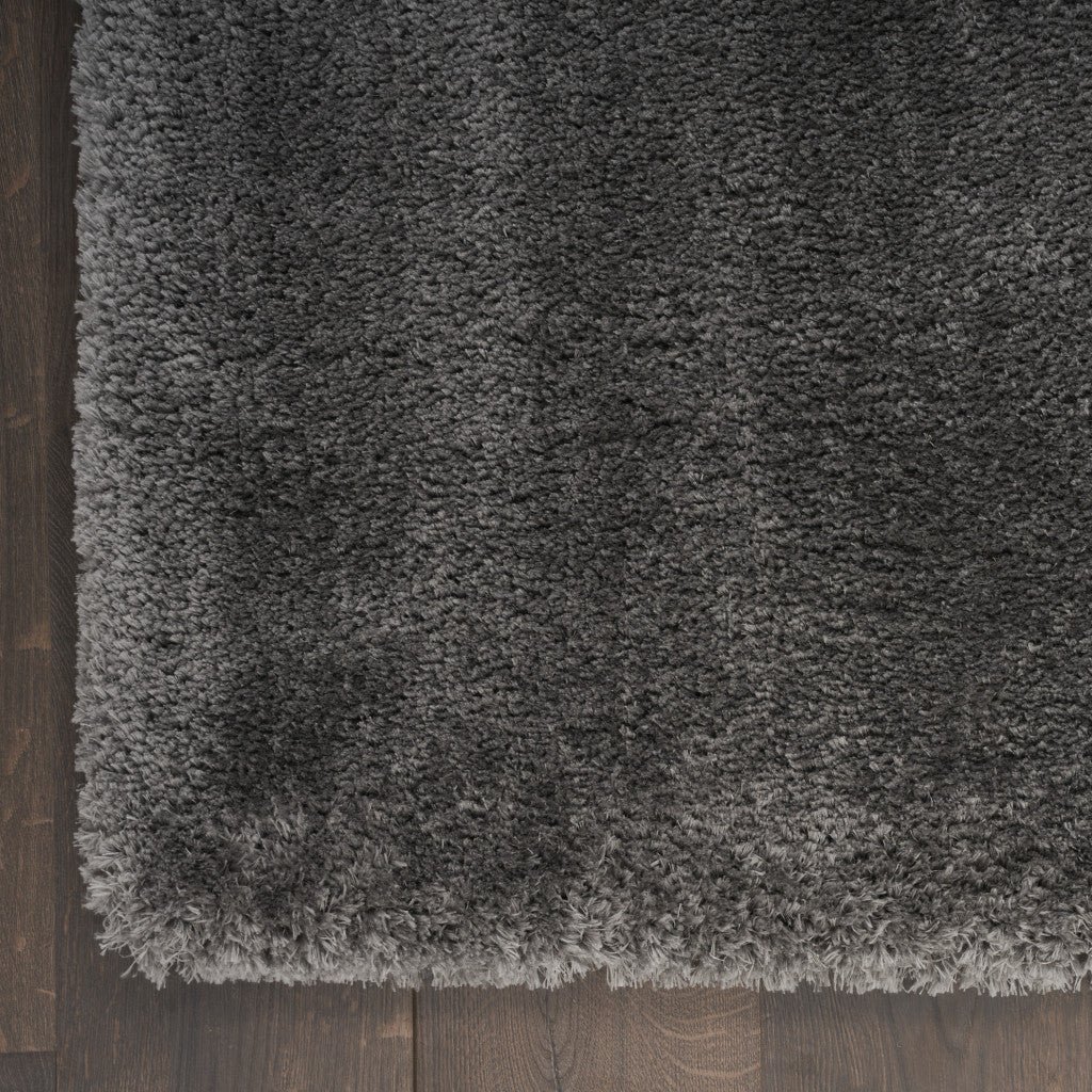 5' X 7' Gray Shag Area Rug