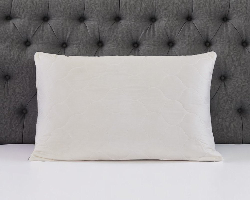 Cotton Wool Hypoallergenic Queen Size Bed Pillow