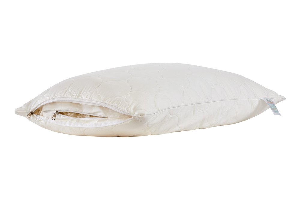 Cotton Wool Hypoallergenic King Size Bed Pillow
