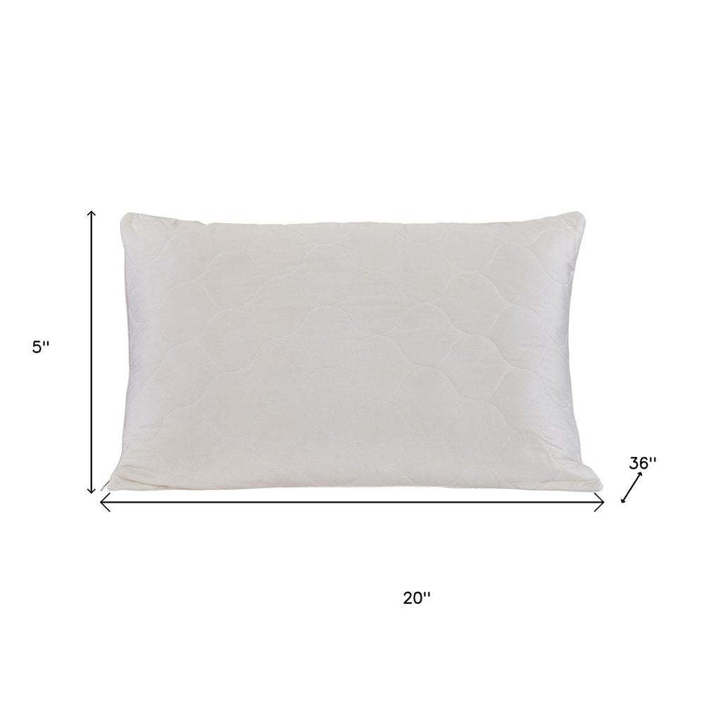 Cotton Wool Hypoallergenic King Size Bed Pillow