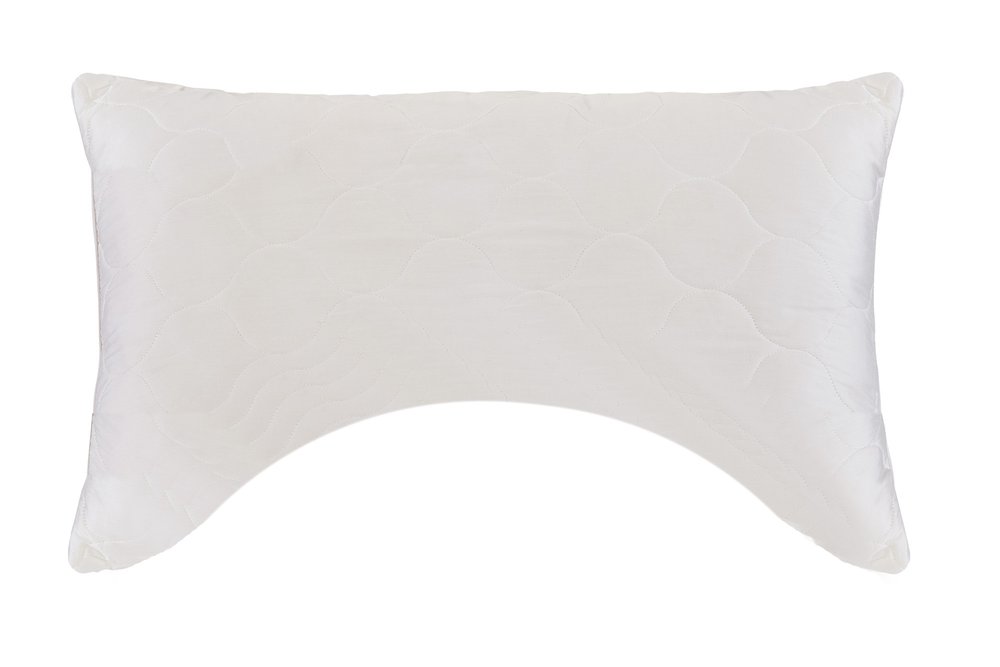 Cotton Wool Hypoallergenic Ergonomic Standard Size Bed Pillow