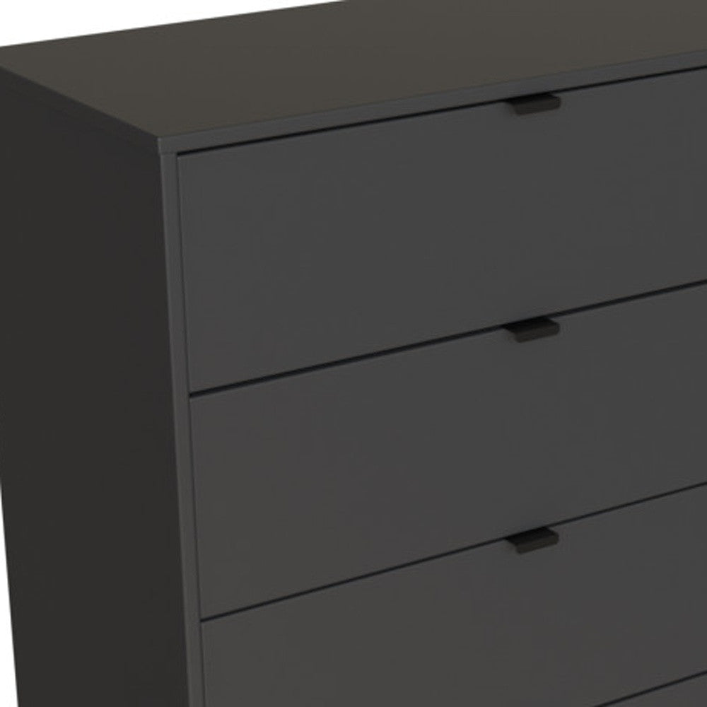 30" Dark Gray Four Drawer Standard Chest