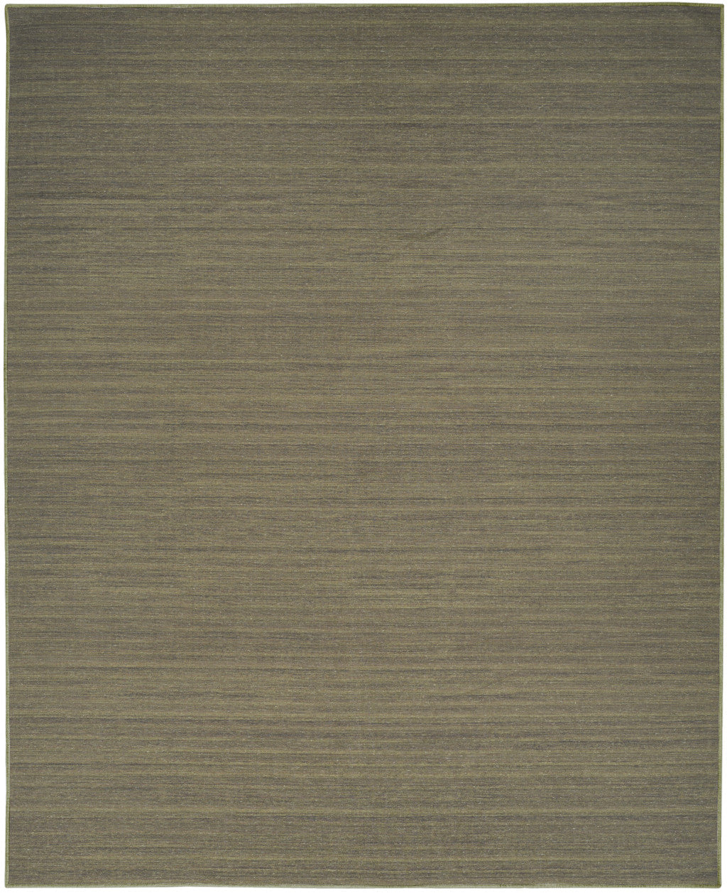 8' X 10' Green Abstract Washable Area Rug