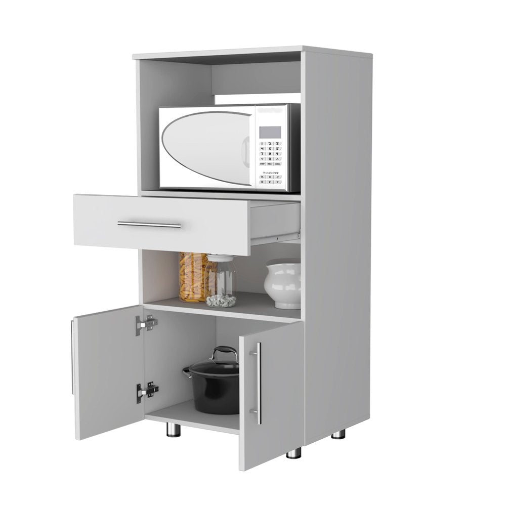 17" White Wood Pantry Or Storage Closet