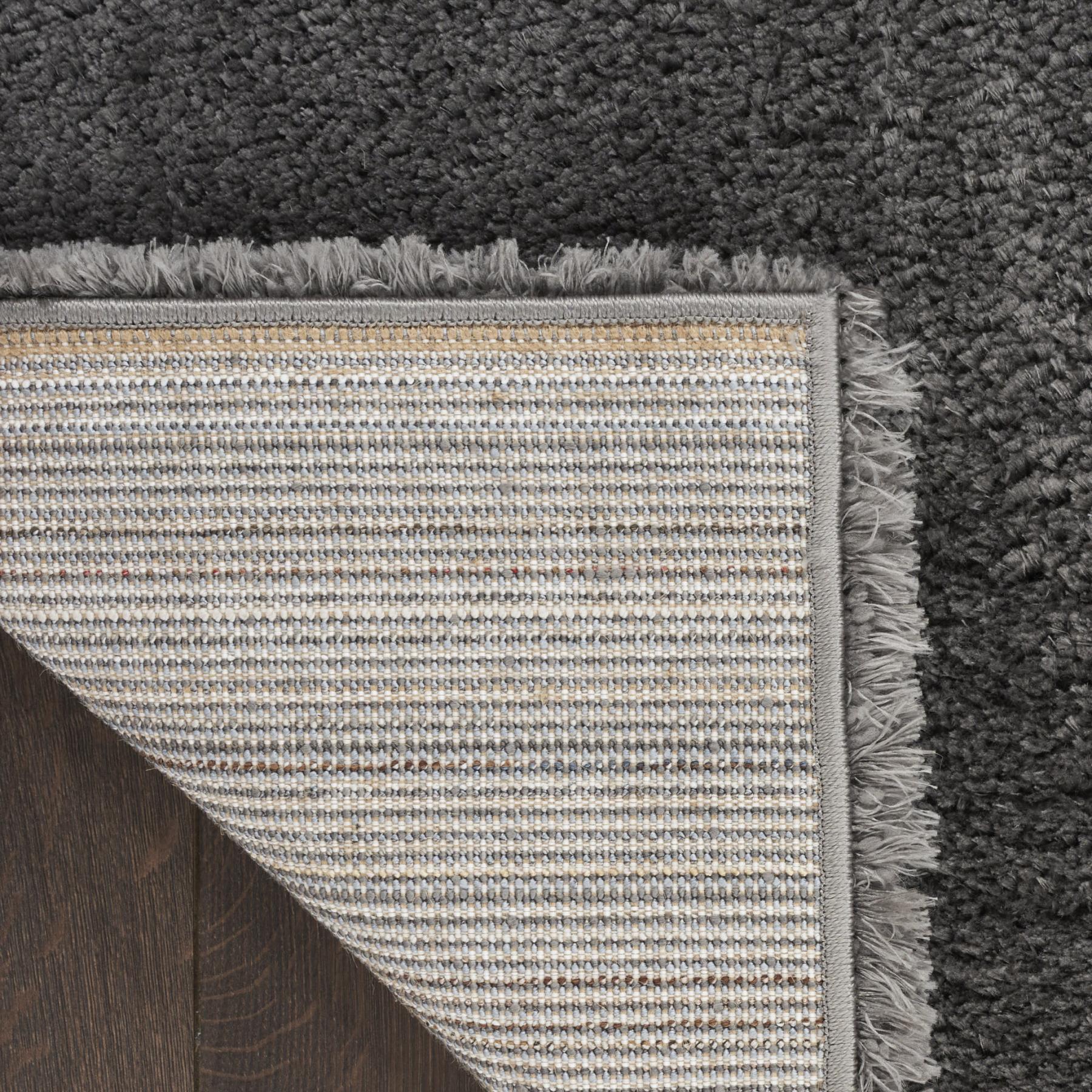 7' X 9' Gray Shag Area Rug