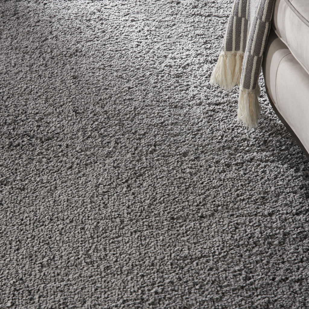 7' X 9' Gray Shag Area Rug