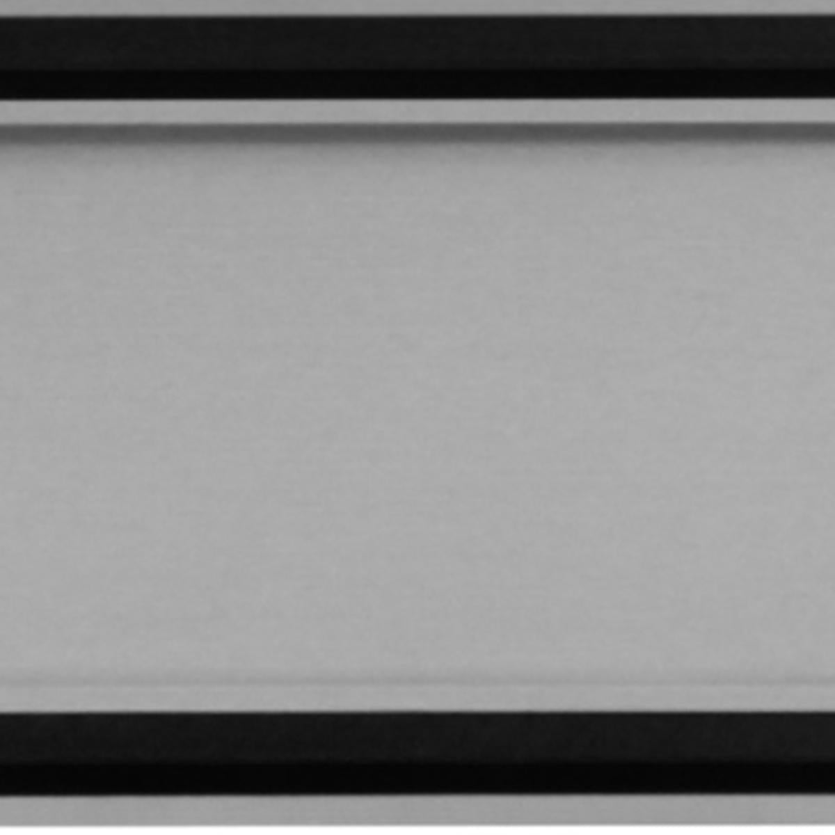 Gray Ribbed Texture Wood And Upholstery Full Bed Frame