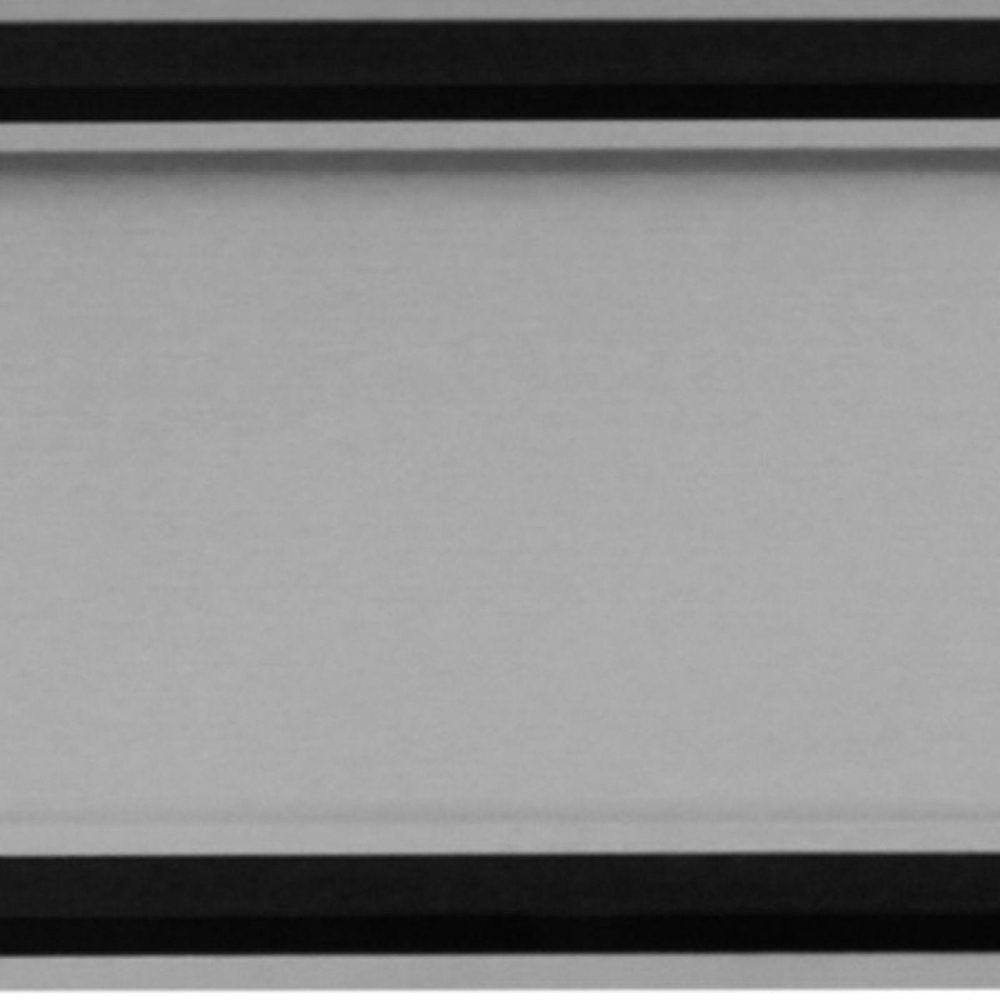 Gray Ribbed Texture Wood And Upholstery King Bed Frame