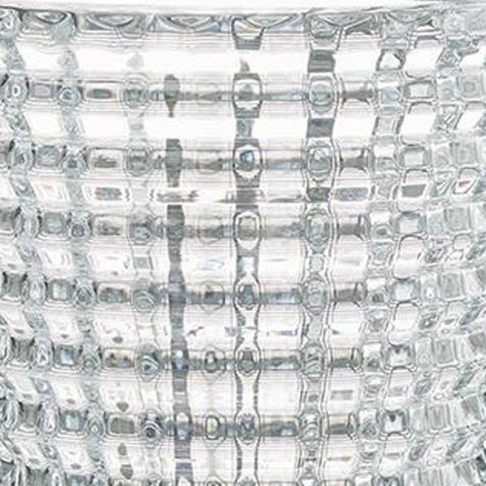 11" Clear Round Glass Table Vase