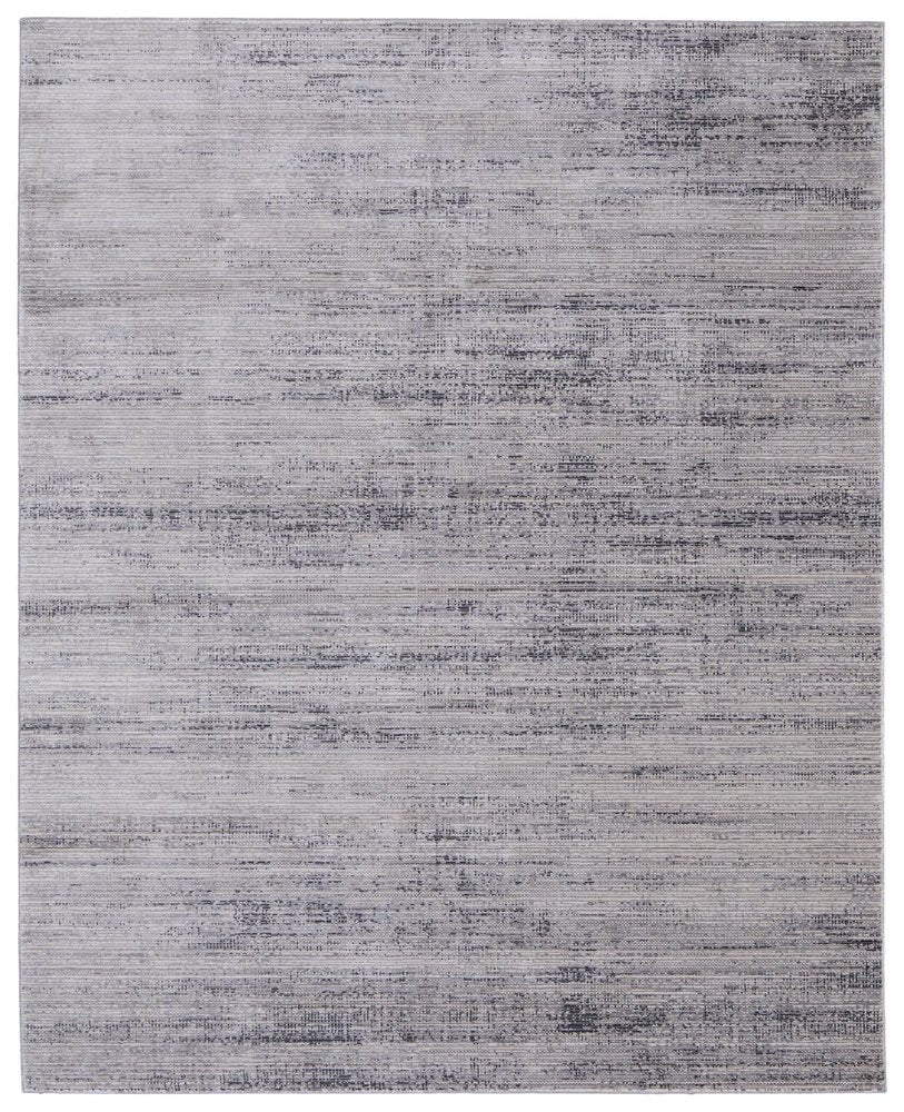 9' X 13' Gray Ivory And Taupe Area Rug