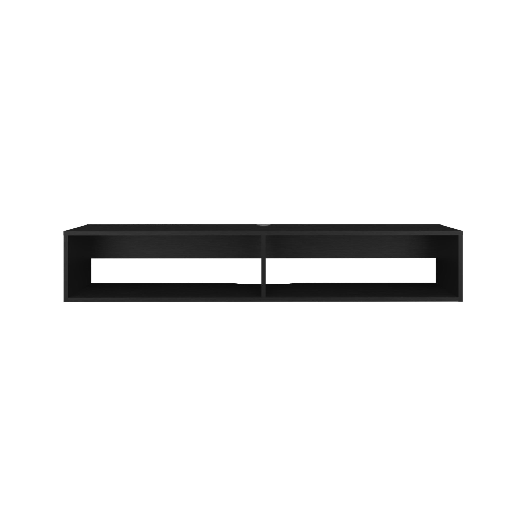 59" Black Floating Mount TV Stand