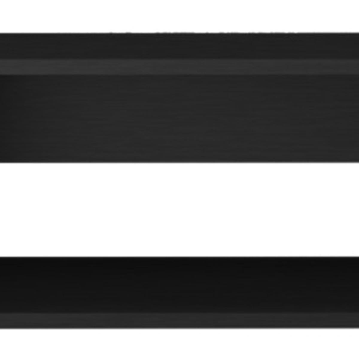 59" Black Floating Mount TV Stand