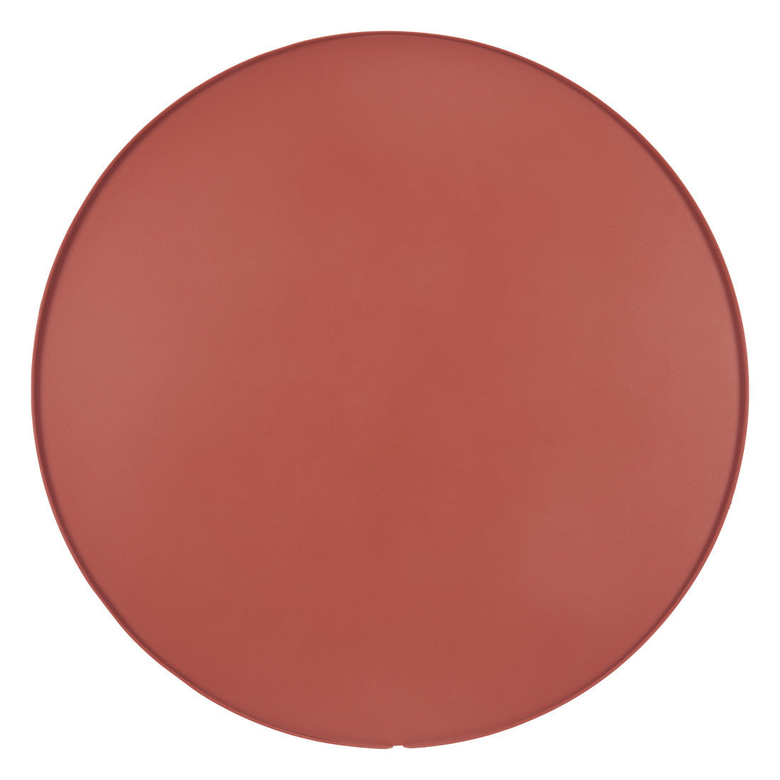 29" Terra Cotta Rounded Aluminum Outdoor Coffee Table