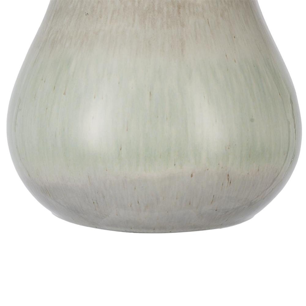 10" Blue And Gray Ombre Ceramic Round Table Vase