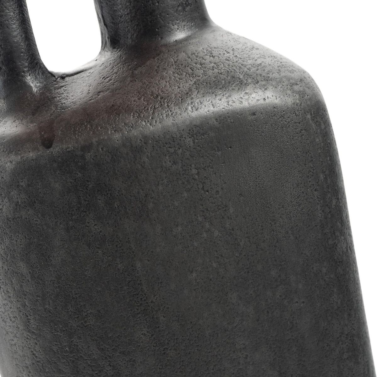 11" Gray Aluminum Jug Table Vase