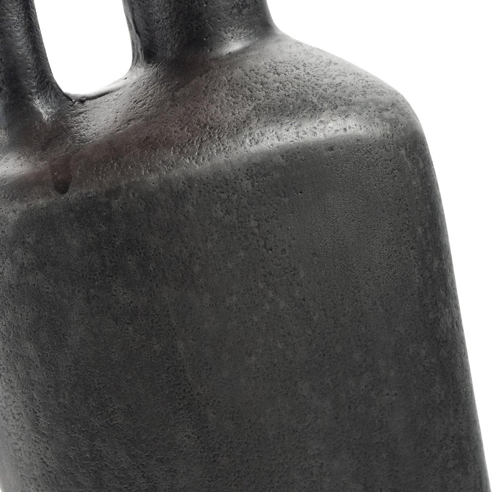 11" Gray Aluminum Jug Table Vase