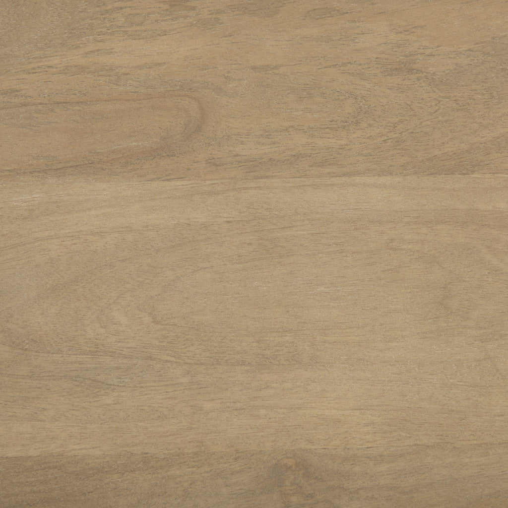 48" Natural Solid Wood Oval Coffee Table