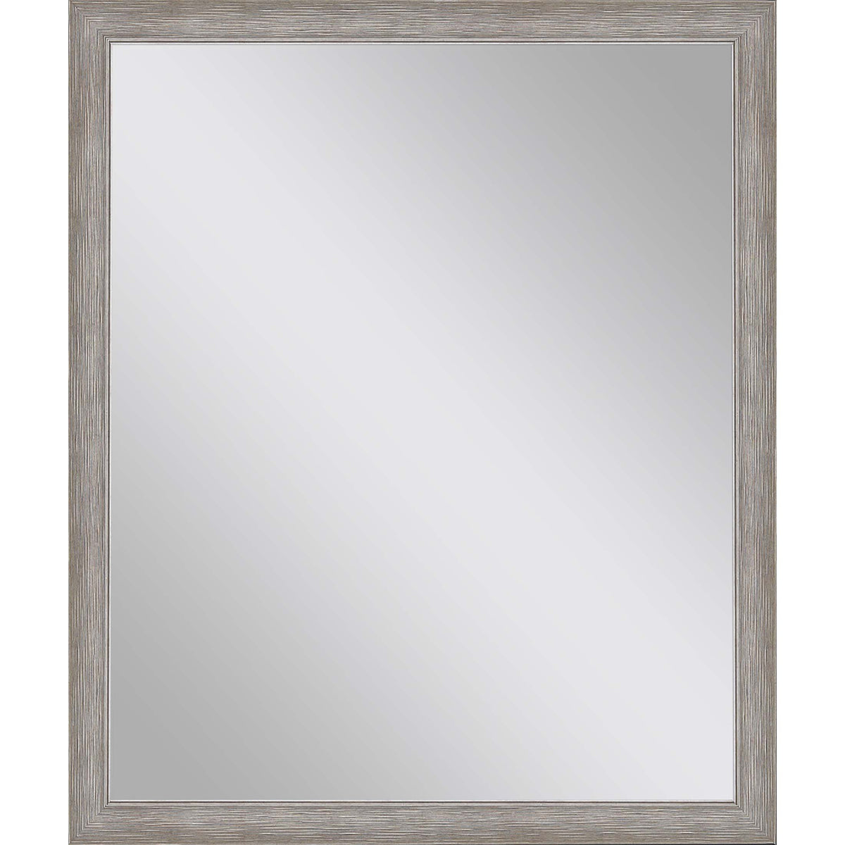 32" Silver Framed Accent Mirror