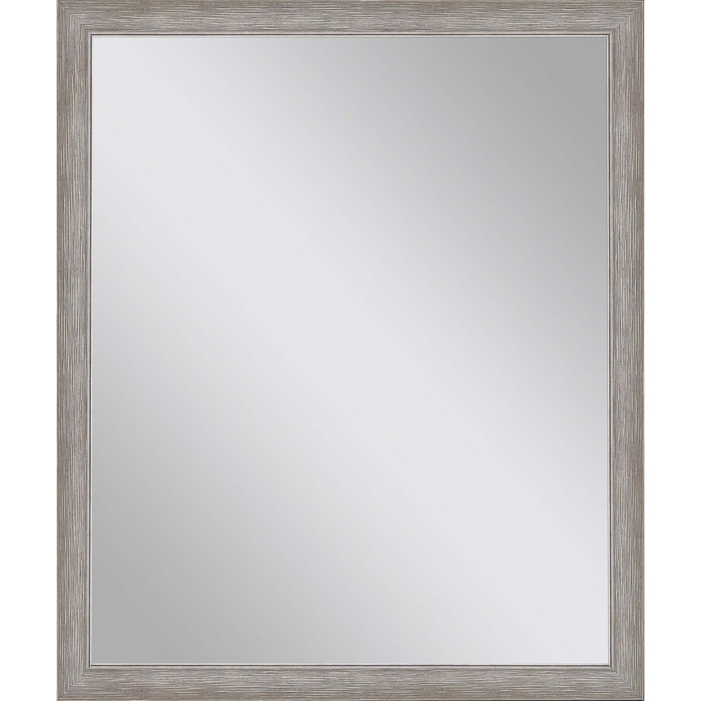 32" Silver Framed Accent Mirror