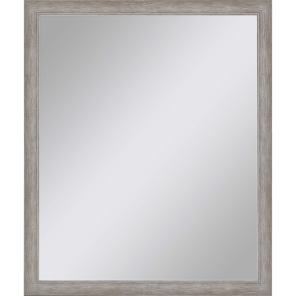 32" Silver Framed Accent Mirror