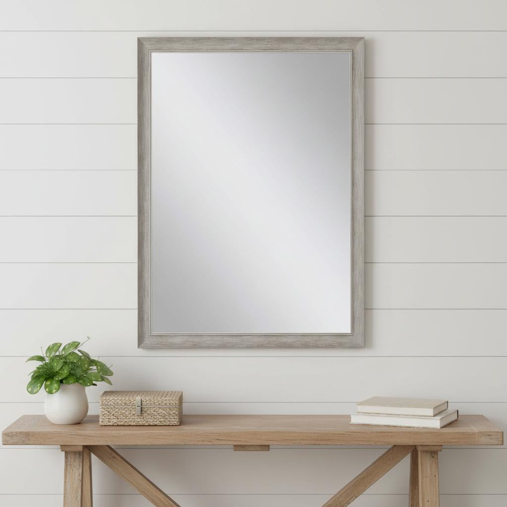 40" Silver Accent Mirror