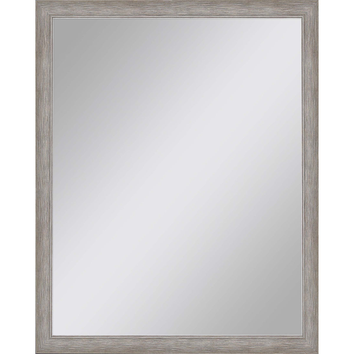 44" Silver Framed Accent Mirror