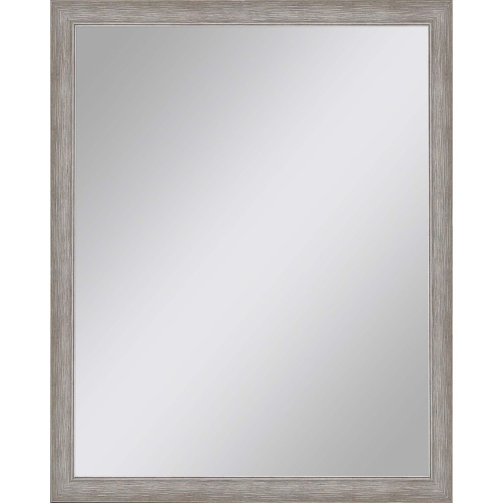 44" Silver Framed Accent Mirror