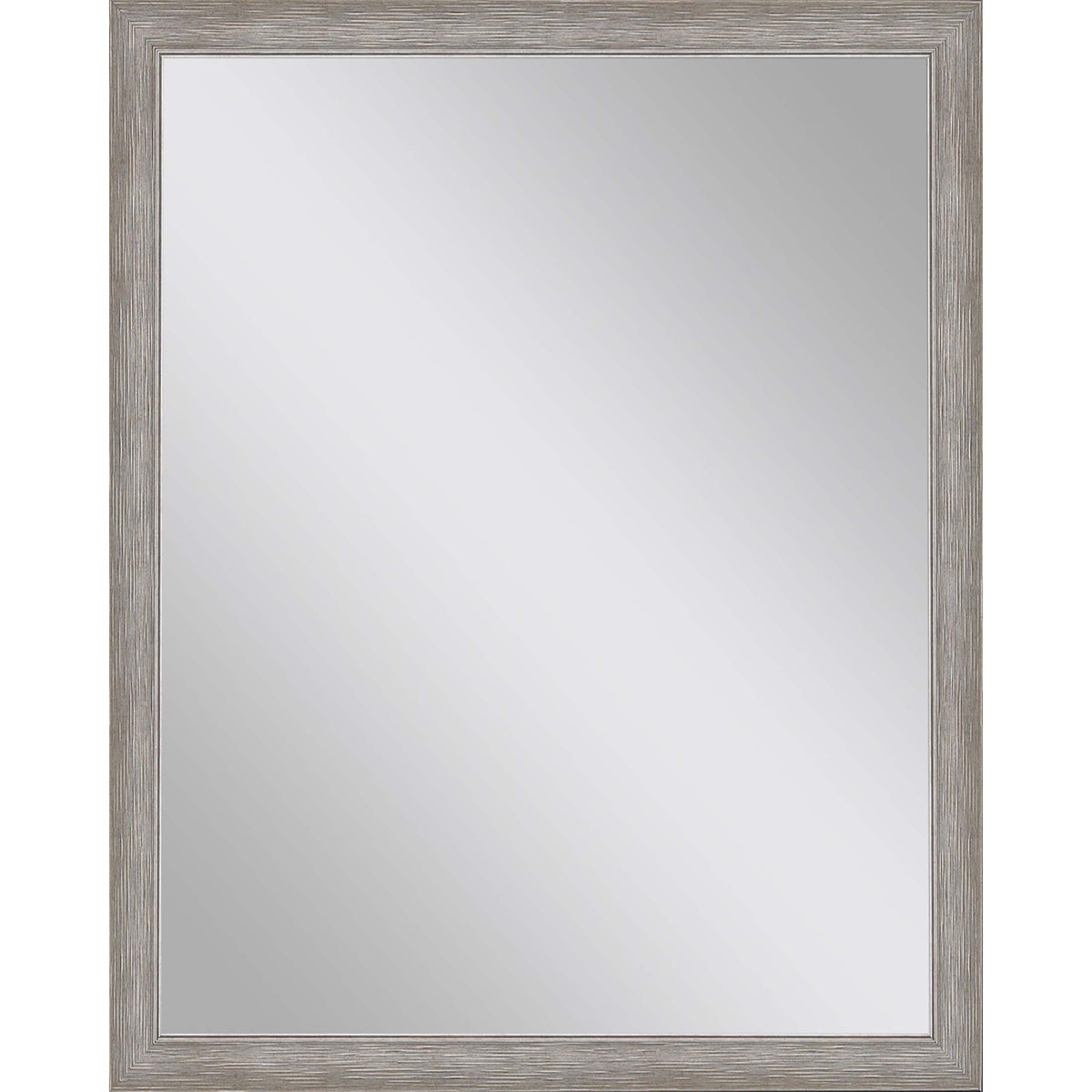 44" Silver Framed Accent Mirror