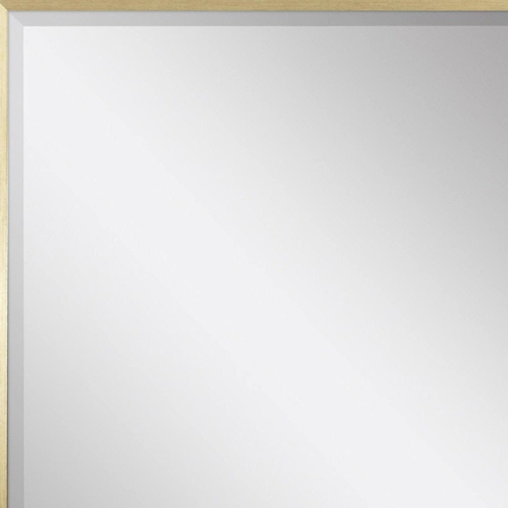 32" Gold Accent Mirror