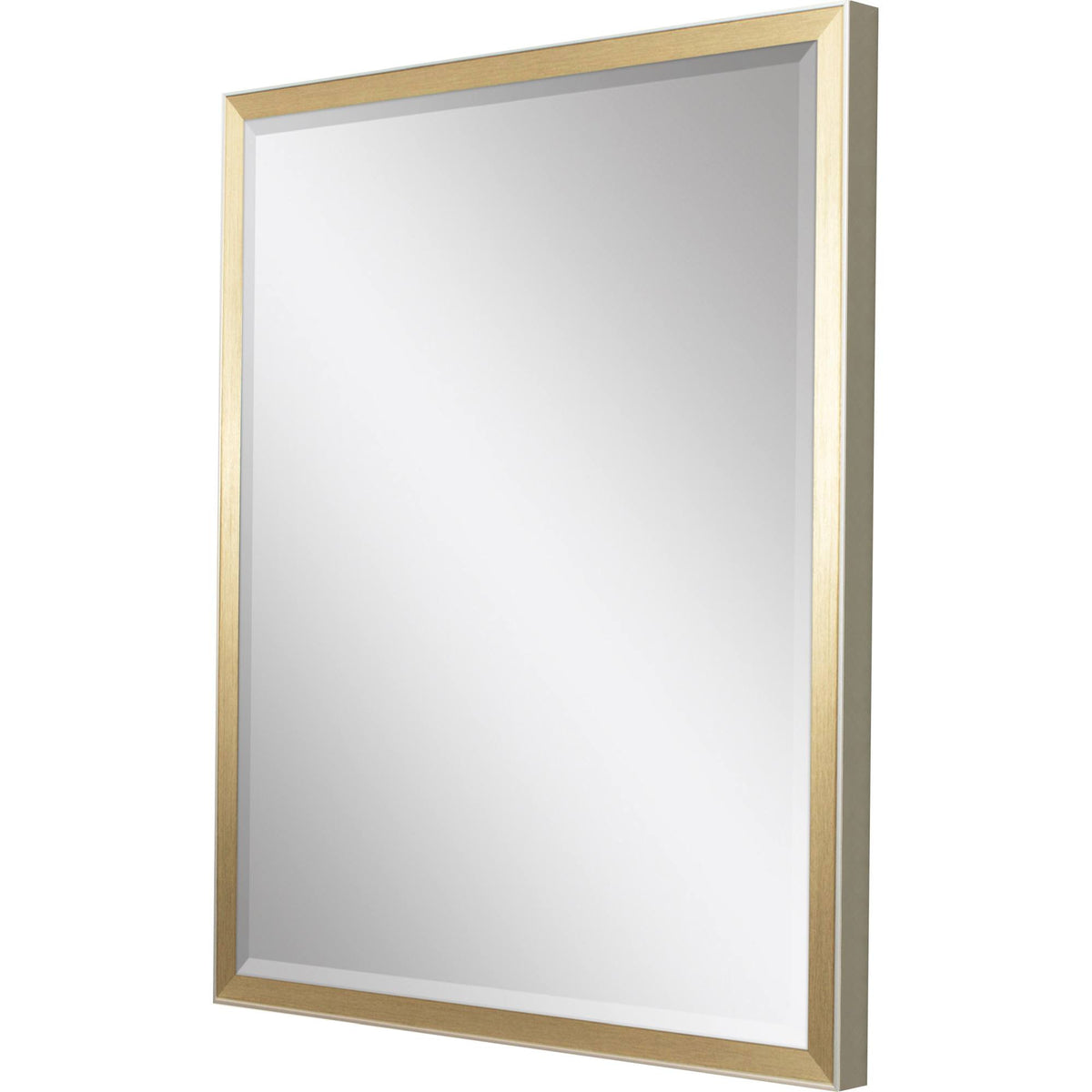 32" Gold Accent Mirror