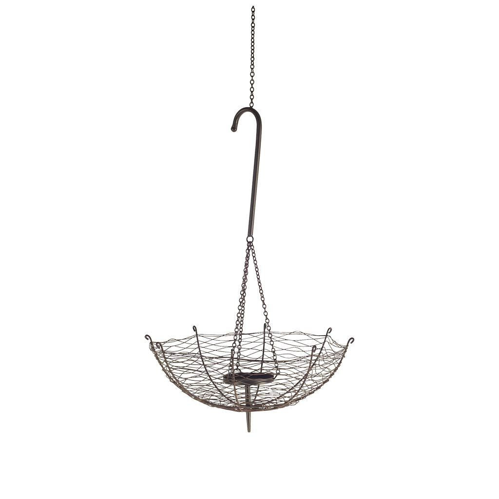 39" Black Woven Metal Lantern Candle Holder