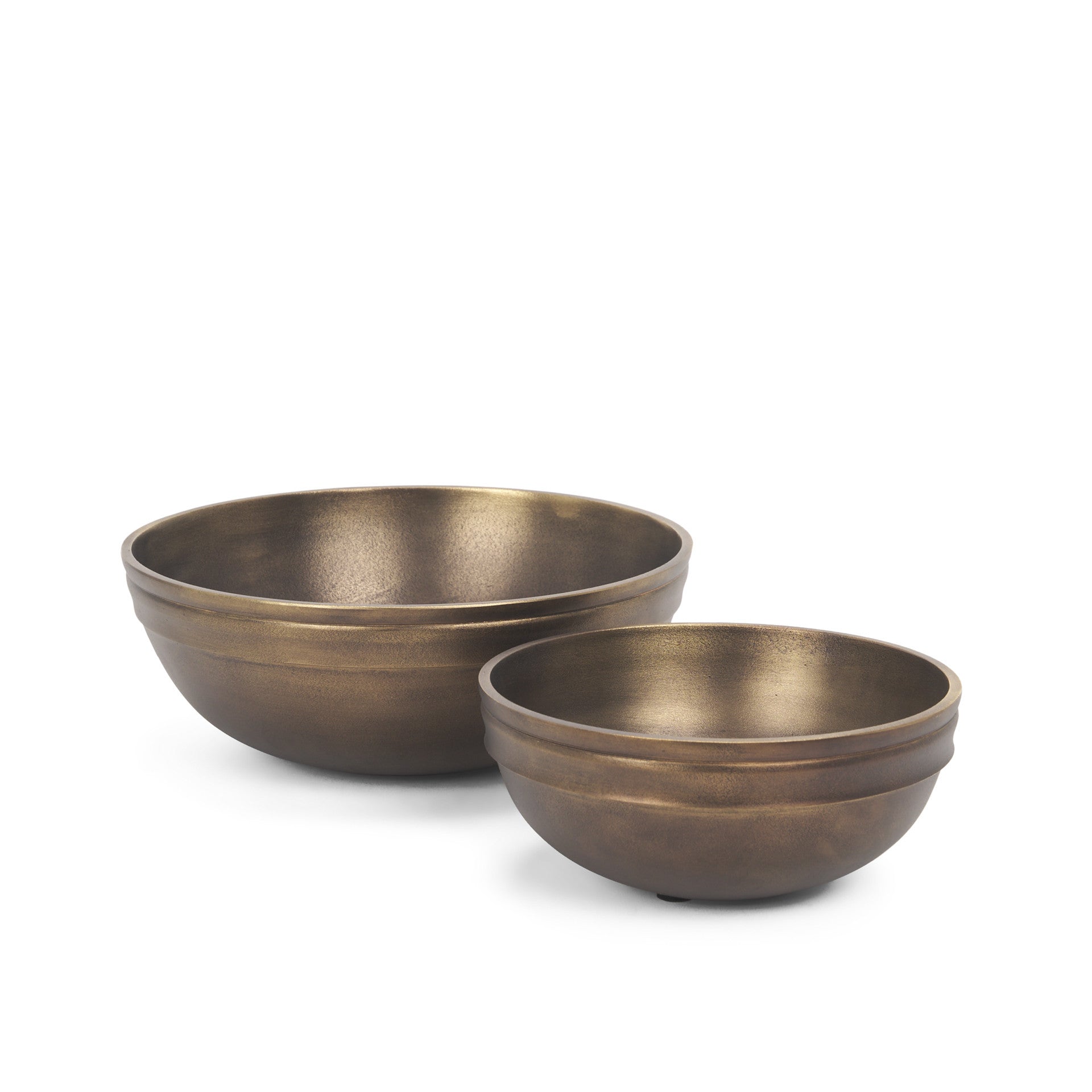 11" Brass Metal Round Centerpiece Bowl