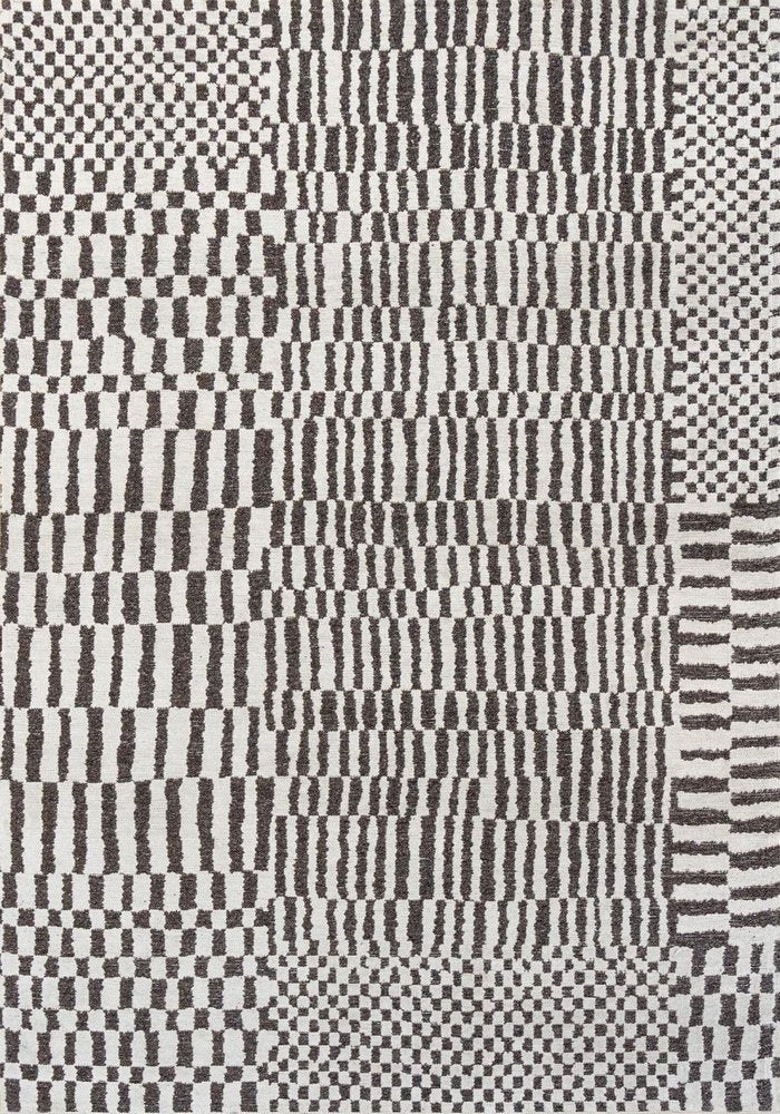 9' X 13' Gray And Beige Geometric Washable Area Rug With UV Protection