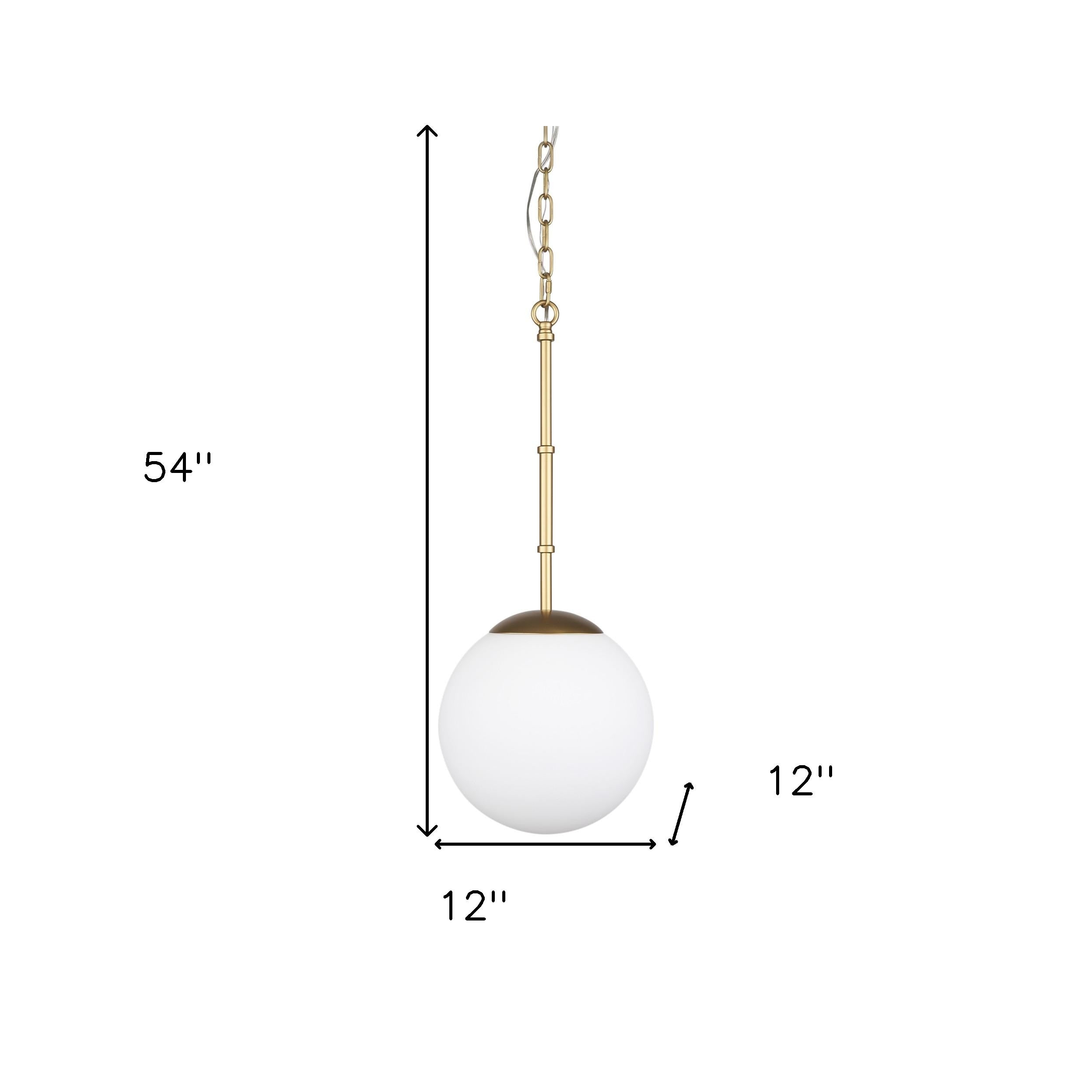 Gold And White Single Metal Dimmable Ceiling Light With White Shades