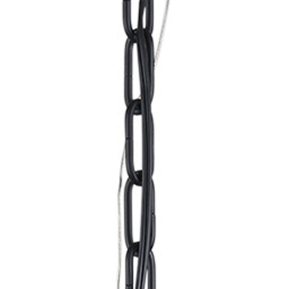 Black And White Single Metal Dimmable Ceiling Light With White Shades