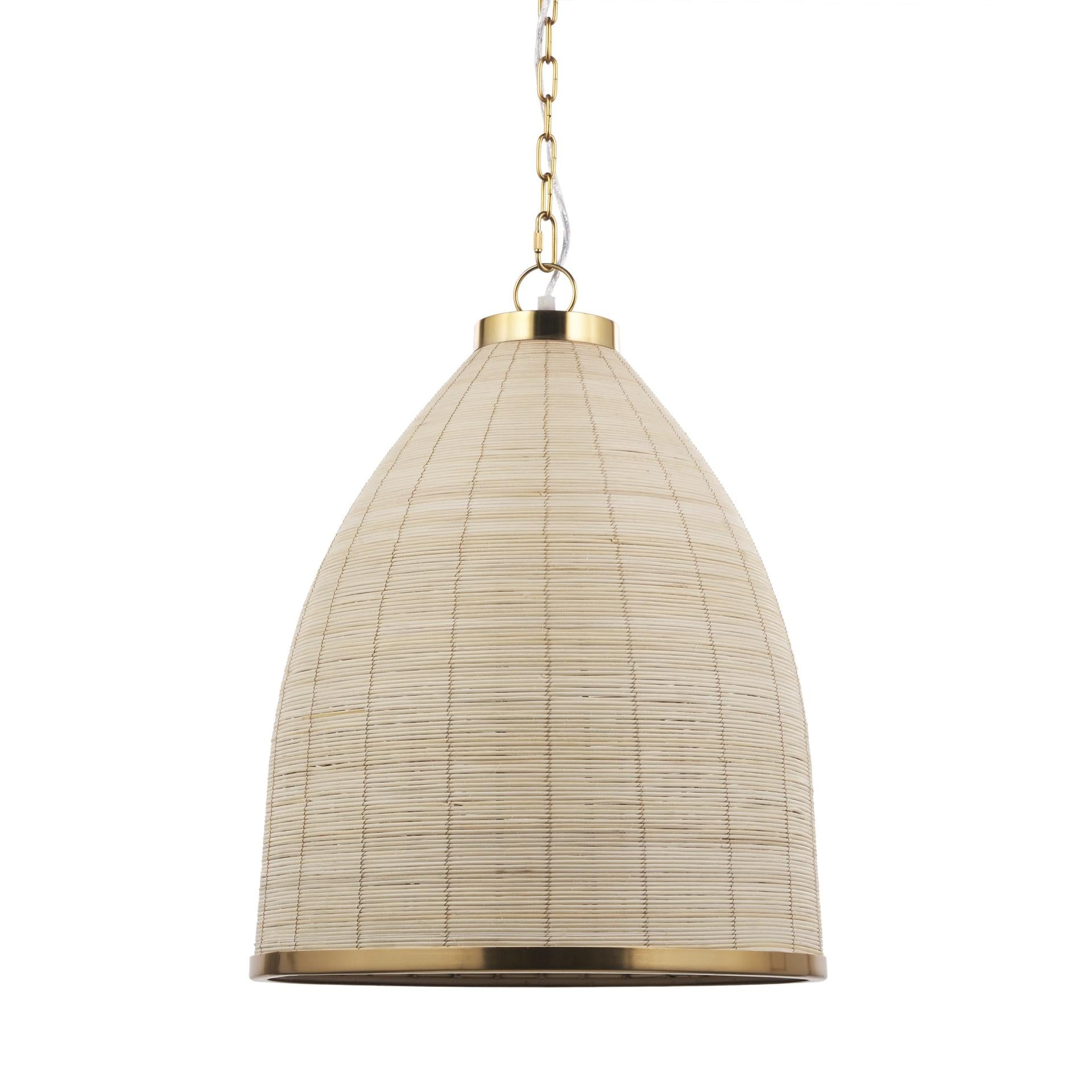 Brown Single Metal Dimmable Ceiling Light With Brown Shades