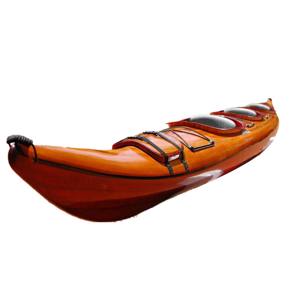 10" Unfinished Wood Hand Painted Model Boat